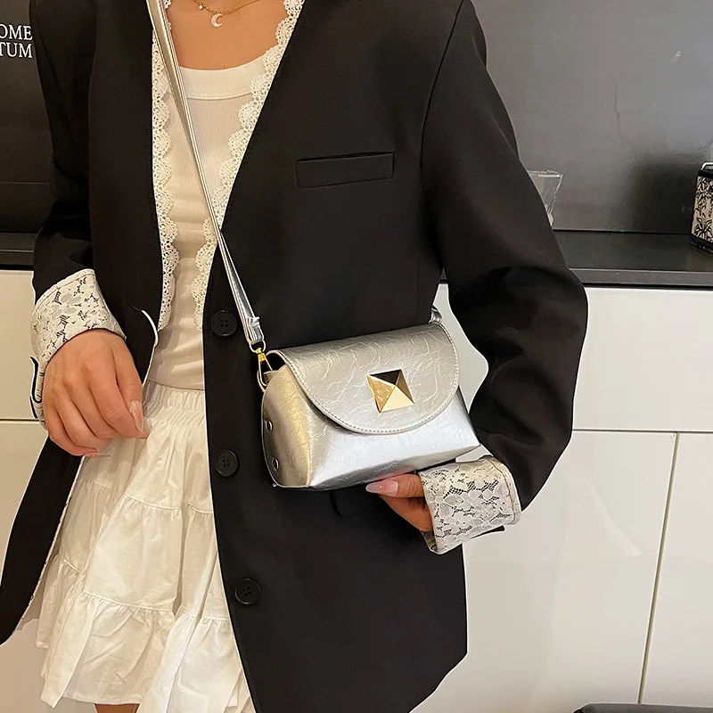 Кожаная сумка для пельменей 2025 года, минималистичный модный кошелек через плечо через плечо