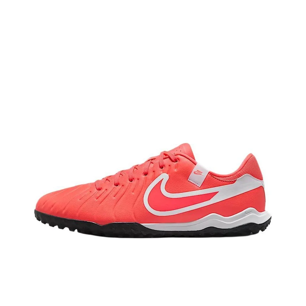 Nike Tiempo Legend 10 Chaussures de football antidérapantes et résistantes à l'abrasion Unisexe Rouge