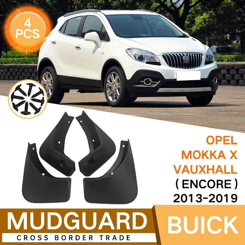 

For Opel Mokka X Vauxhall Encore 2013-2019 Car Molded Mud Flaps Splash Guards Mudguards Front Rear Styling