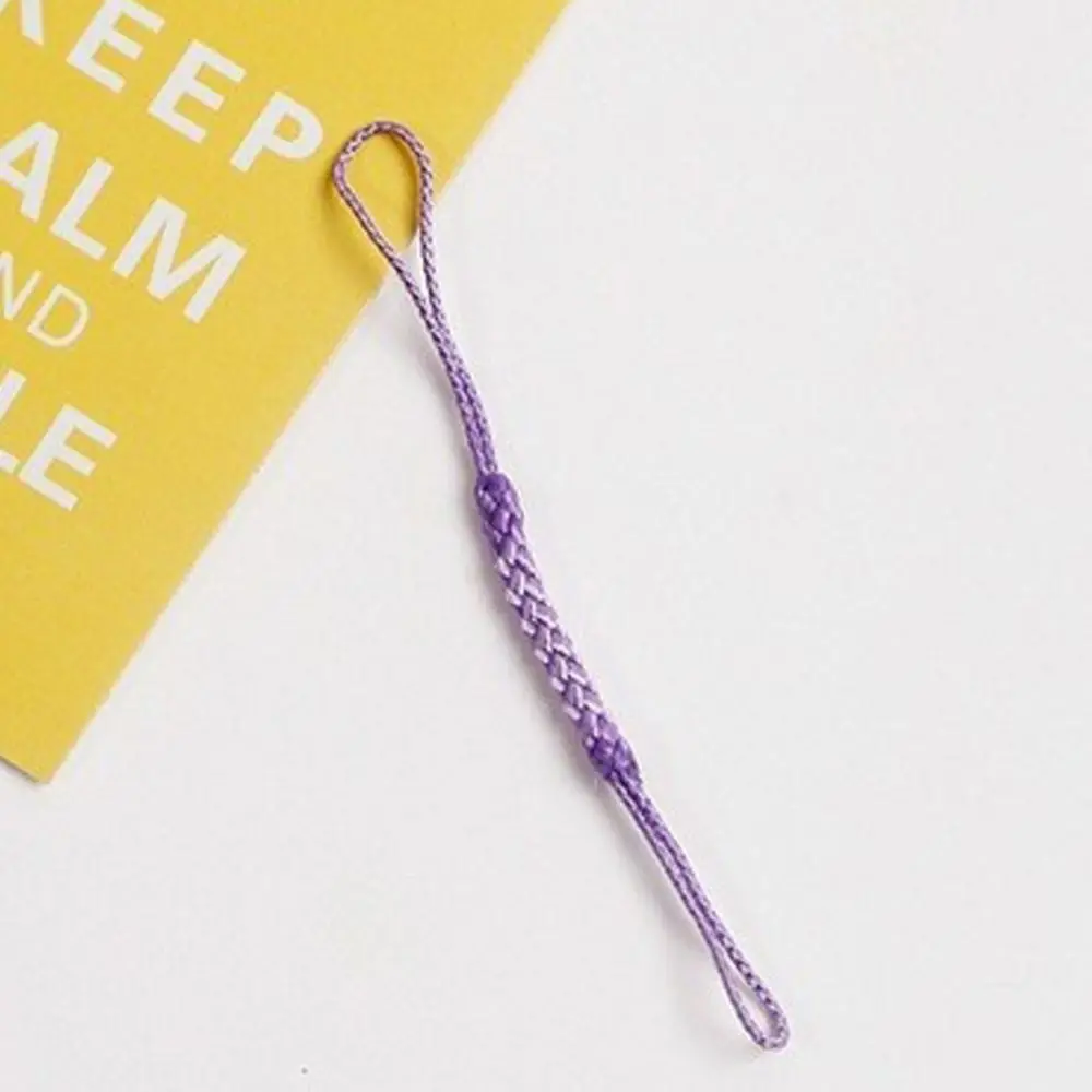 

Ручная вязка Diy телефонная веревка ремешок для ключей двусторонний ремешок для телефона сплошной цвет тканые ремешки для телефона аксессуары для телефонов