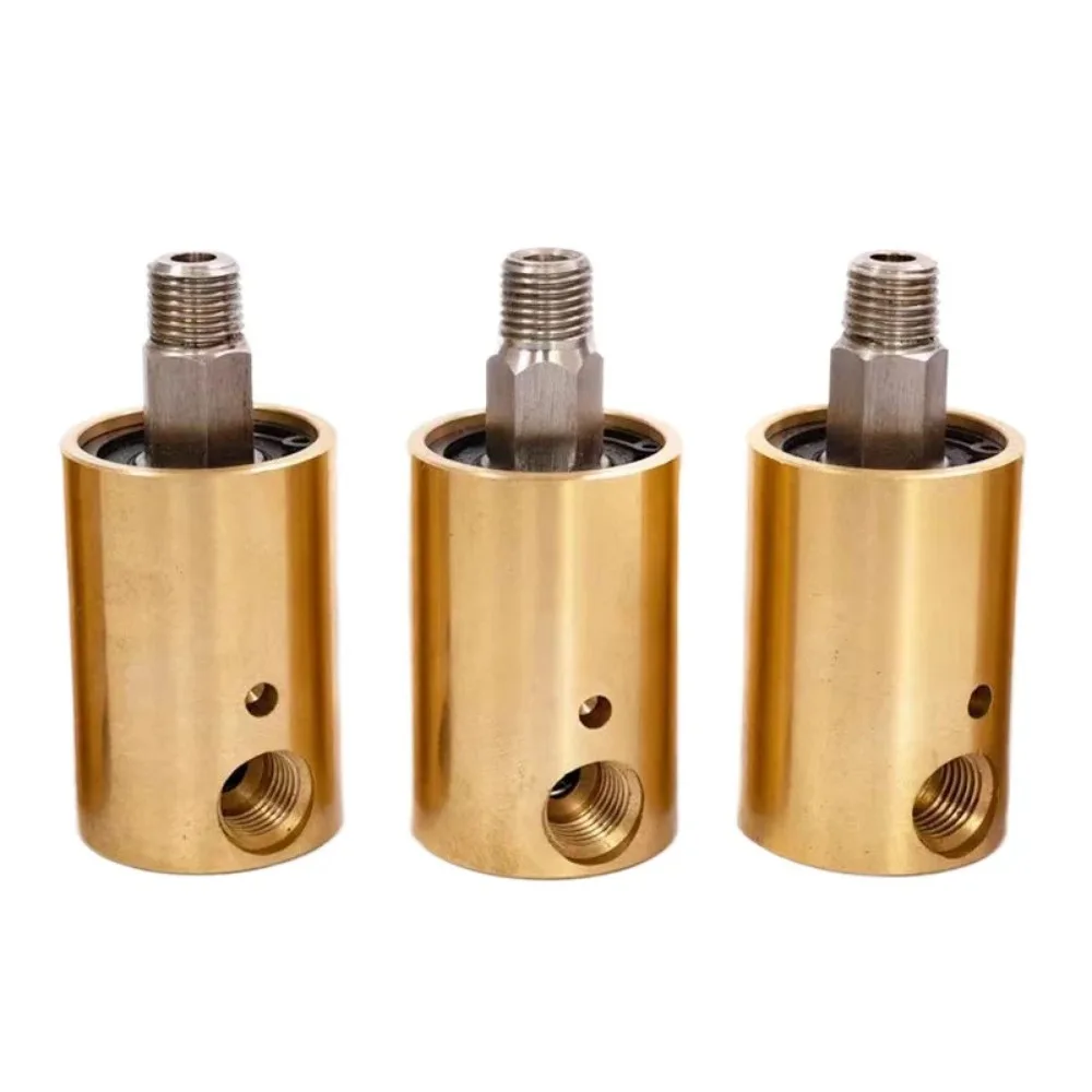 HD8 DN8 1/4 inch rotating joint 360 rotary joint Water air oil swivel coupling Spray universal connector brass rotation union