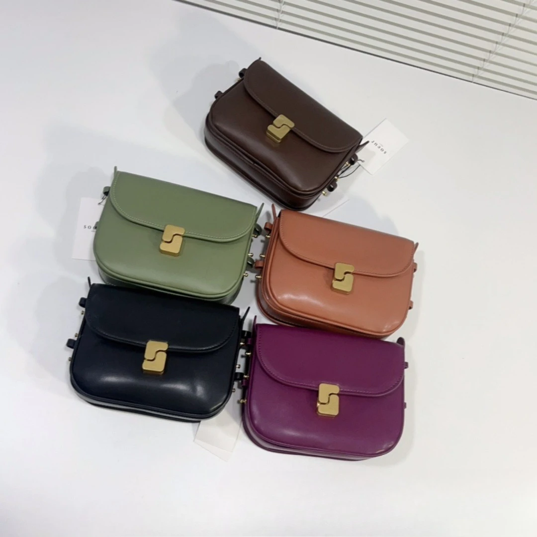 

France K SOEUR New Arrival Tofu Bag Women's Premium Single-Shoulder Crossbody Small Square Bag Commuter Bag