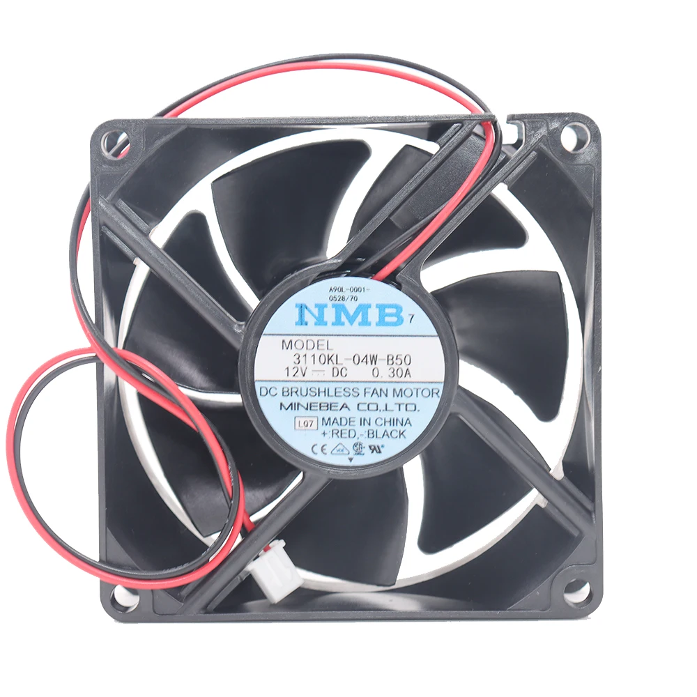 

Вентилятор NMB Authentic 3110KL-04W-B50/B59 8025 12V 0.30A 8CM с двойным шарикоподшипником
