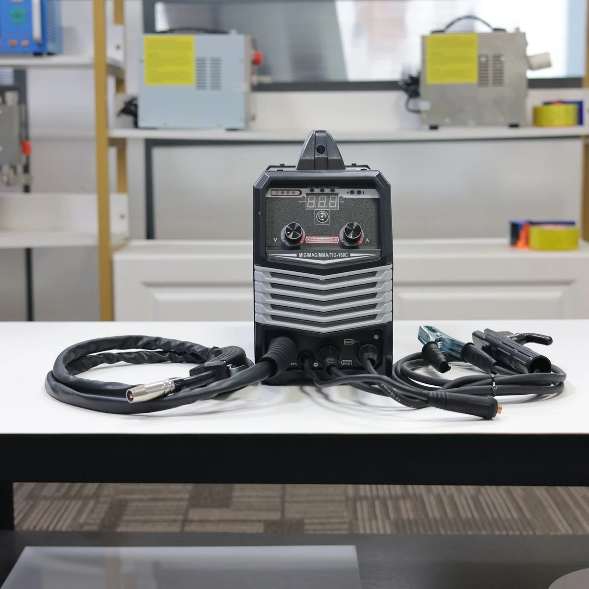 

TIG-160C Digital MIG/MAG Welder 300A 7.4KVA with Auto Wire Feeder 0.6-1.0mm & IGBT Tech 415V 3 Phase Voltage Stabilizer
