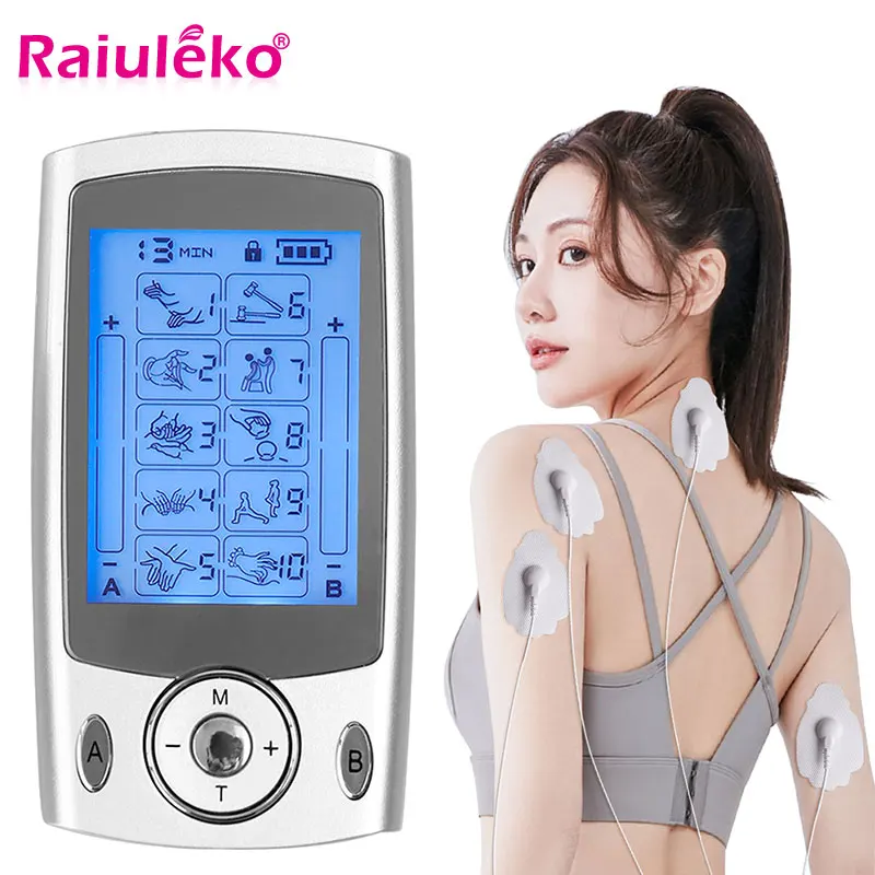 

Back and Neck Tens Massager Masajeador for Face EMS Muscle Stimulator Relaxation Body Acupuncture Massage Machine Health Care