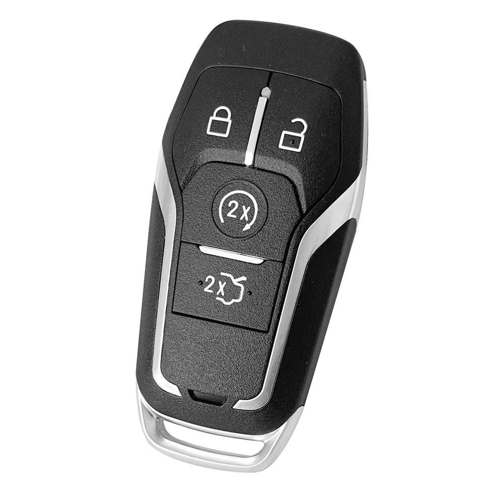 XNRKEY 315/433/868Mhz ID49 Smart 4 Button Remote Key for Ford Mondeo Explorer Mustang Focus Fusion FCC:M3N-A2C31243300