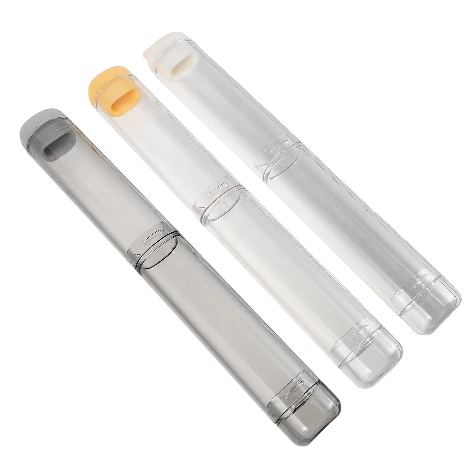 3Pcs Travel Toothbrush Case Leakproof Portable Toothbrush Storage Holder Compact Protector Container for Business Trip Camping