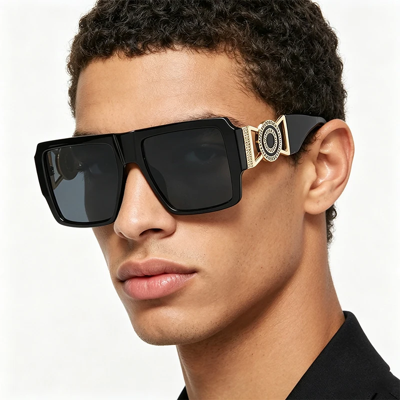 Big Square Sunglasses For Men Women Brand Design Fashion  display picture 3