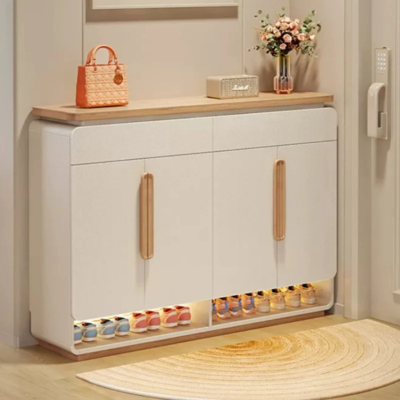 Drawers Entrance Shoes Cabinets Storage Covers Japanese Wood Shoes Cabinets Corner Hidden Schuhschrank Living Room Furniture
