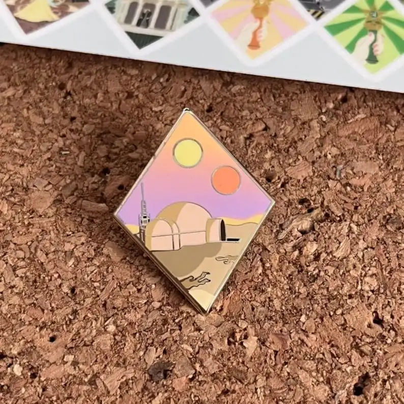 Desert Planet Enamel Pin