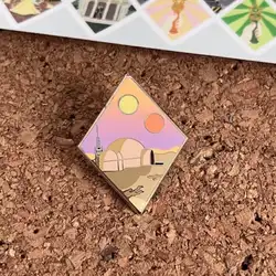 Desert Planet Enamel Pin