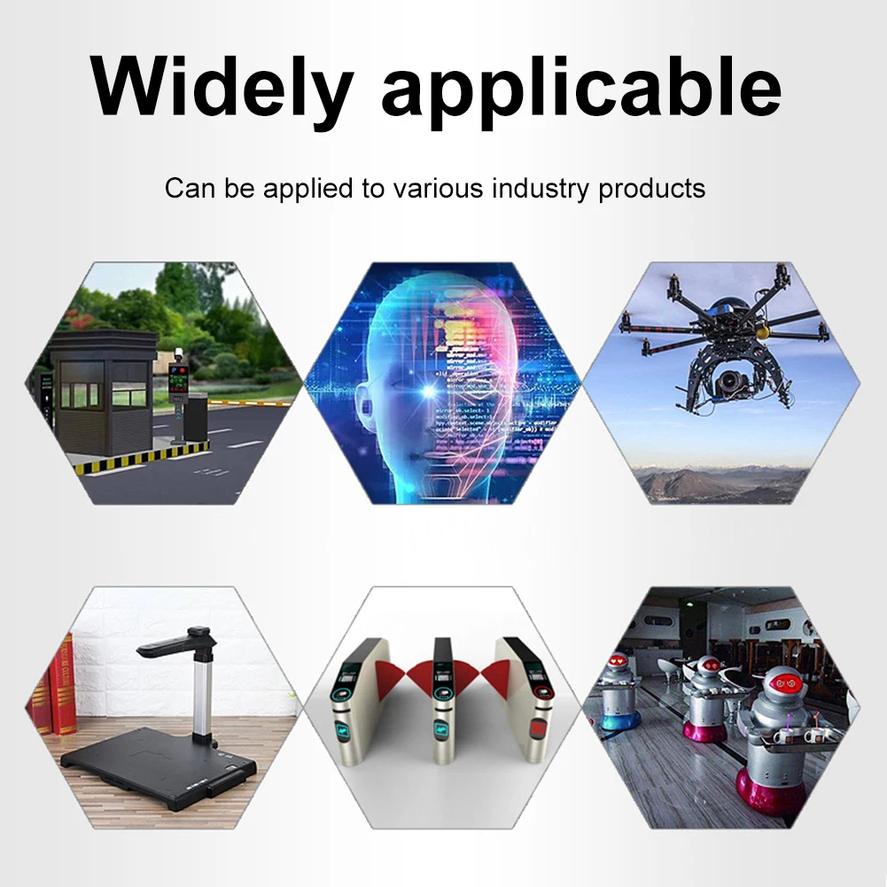 OV9732 Camera Module Board 720P 1MP Camera Module 60/72/100/160/180 Degree Adjustable Manual-focus for Face Recognition Projects