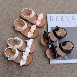 Girls Sandals Fashion Princess Classic Baby Girl Kids Summer Sandals Children Sweet Summer Shoes Soft 21-30 Hot Sale Bow-knot