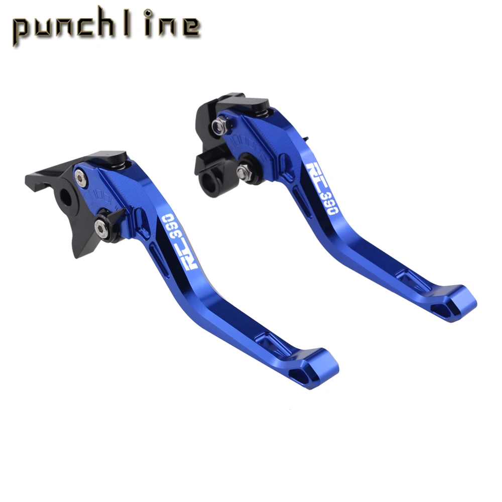 Fit For RC390 2013-2017 390RC 390 RC-390 2014 2015 Motorcycle CNC Accessories Short Brake Clutch Levers Adjustable Handle Set