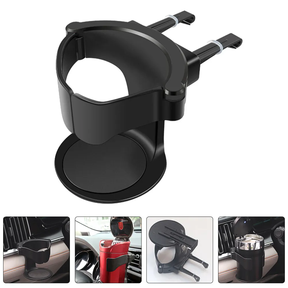 

Universal Car Cup Holder Adapter for Air Vent Mounted Drink Stand Holds Water Bottles Cans Mugs Phones Waterproof Easy Install