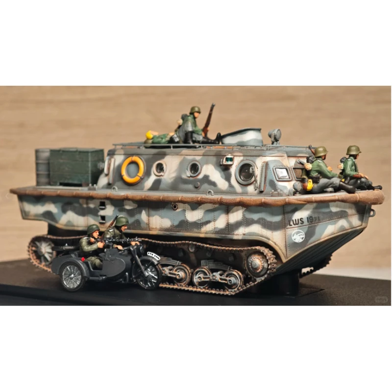 

1:72 Scale Model Resin 2pcs German/Soviet Soldiers With Sidecar Motorcycle Action Figure Accessory DIY Collection Toys Dolls Fan