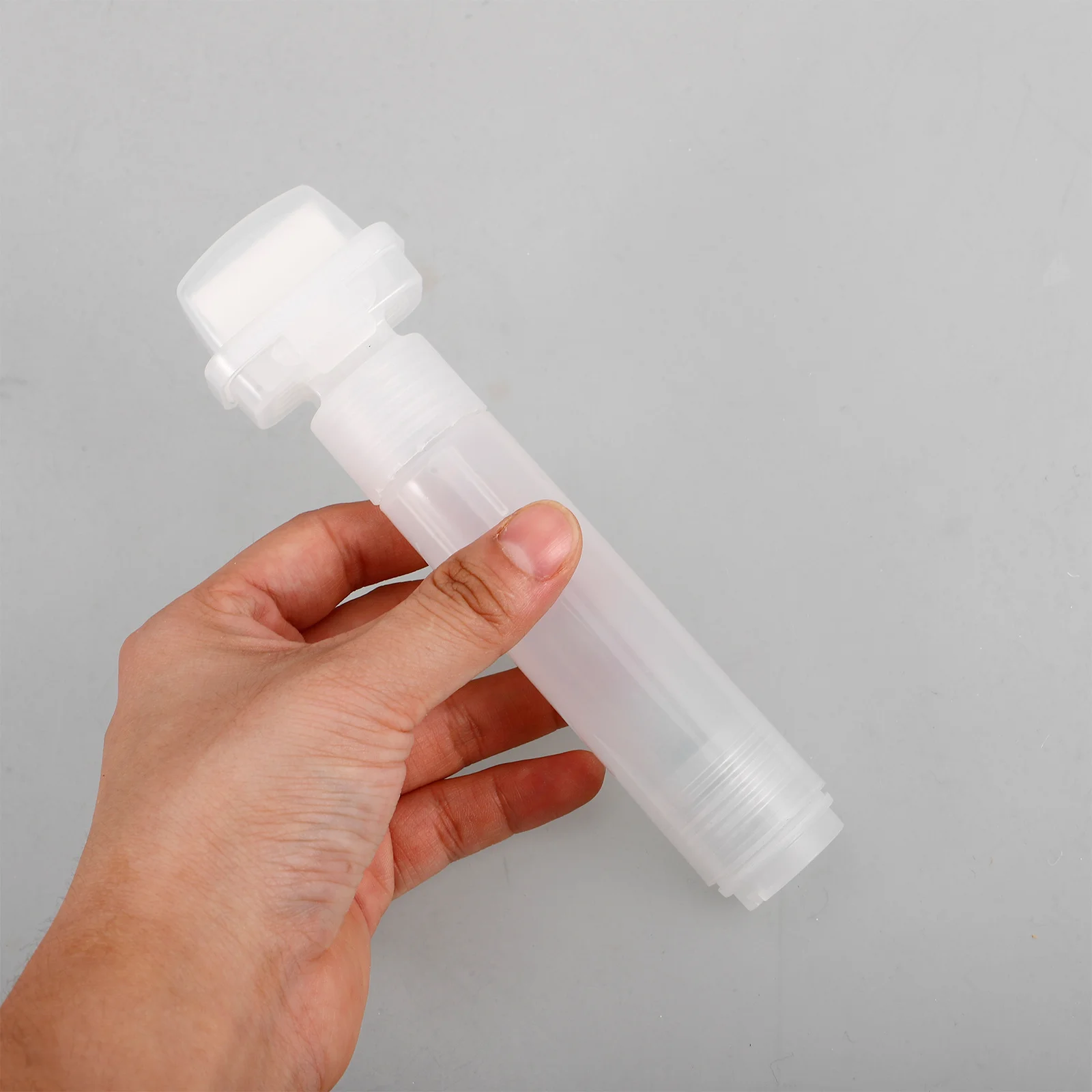 White Fillable Acrylic Paint Pen 30Mm Flat Head Refillable Markers for Ceramic Art Projects and Graffiti