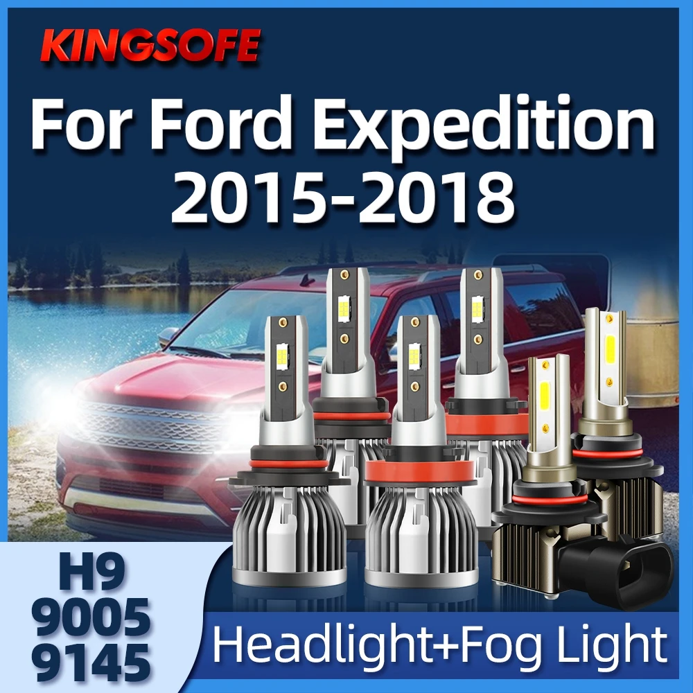110W H9 Led 26000LM Headlight LED Bulb Turbo Lamp for Car 6000K For Ford Expedition 2015 2016 2017 2018