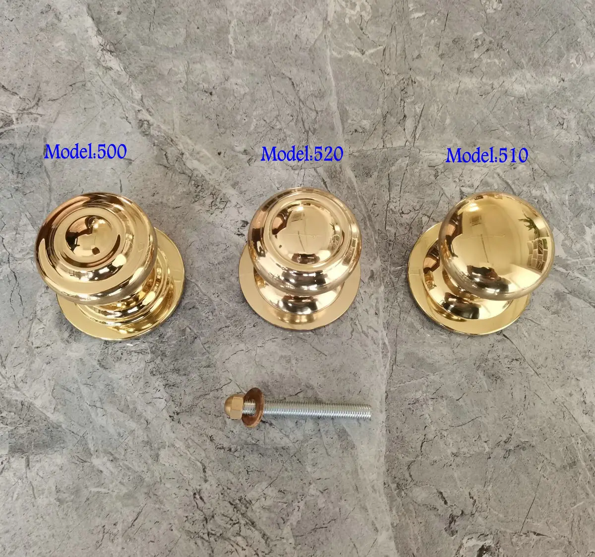 European Style Brass Copper Home Hall Door Gate Hollow Knob Handle PB Pomo Puerta De Entrada