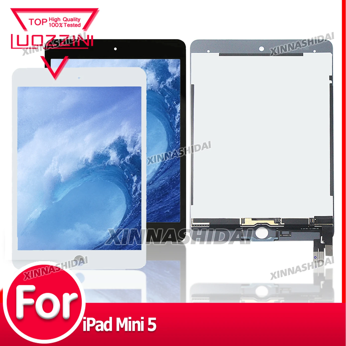 

New Touch Panel For iPad Mini 5 A2124 A2125 A2126 A2133 7.9" Outer Glass Replacement Parts Tested