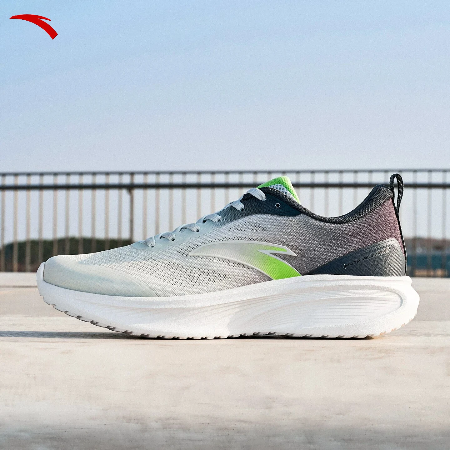ANTA [Light Cloud] mesh breathable lightweight running shoes men's shoes summer new commuting sports shoes