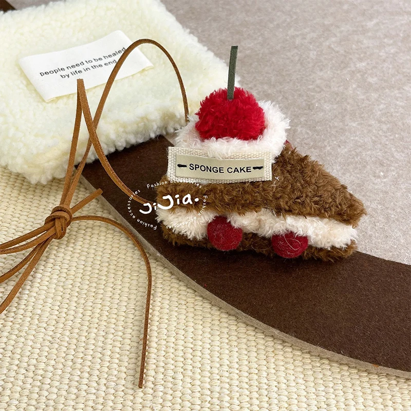 Leuke handgemaakte DIY tas charme sleutelhanger Afternoon Tea serie Y2K tas charme dessert koffie schattige rugzak hanger decoratie