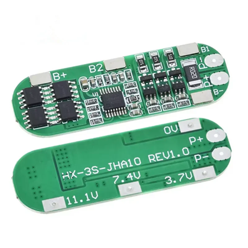 3S 10A 12V Lithium Battery Charger Protection Board For 18650 Li-ion Battery Cell Charging BMS 11.1V 12.6V With Balanced