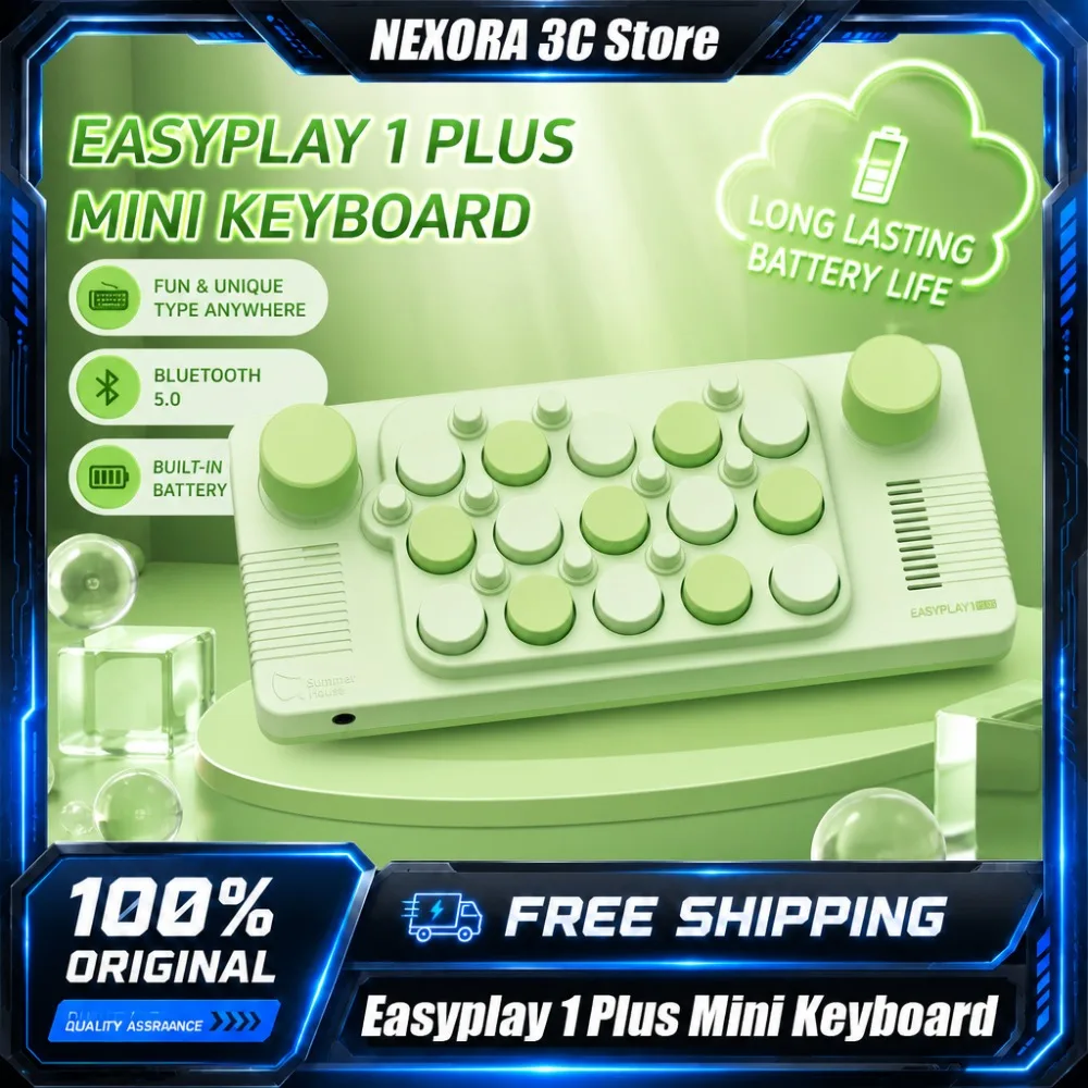 New Easyplay 1 Plus Pocket Mini Music Keyboard Type-C Bluetooth Dual-mode Output Electronic Piano Intelligent MIDI Piano Gifts