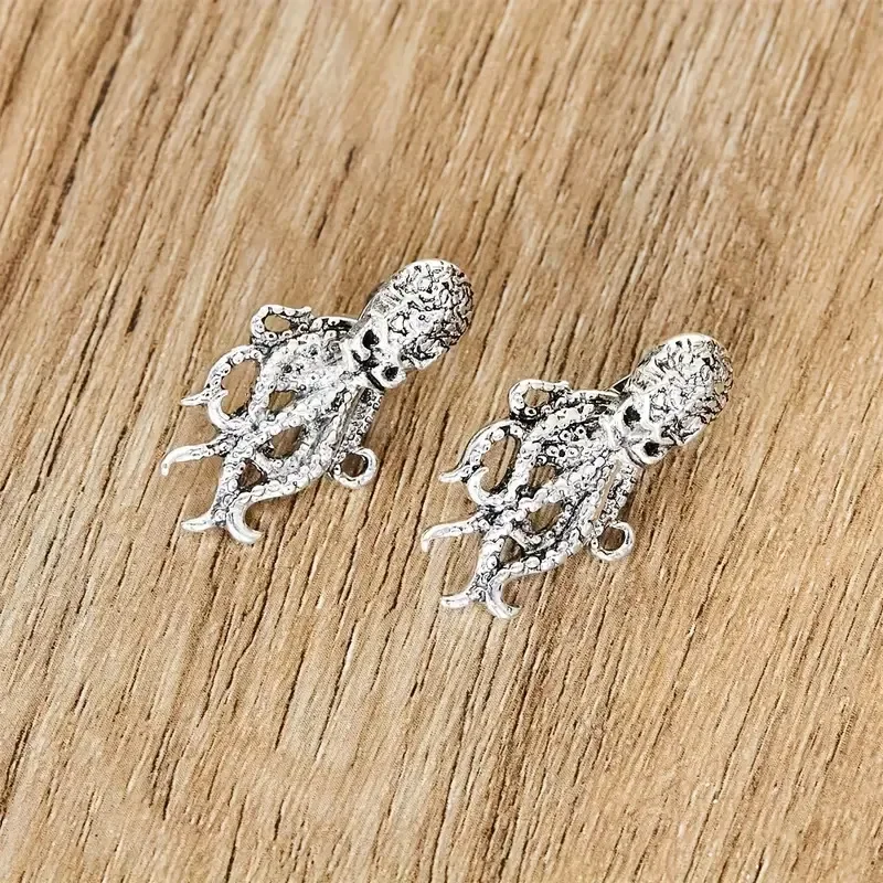 Vintage Octopus Dangle Earrings for Women, Boho Chic Animal Ear Studs Trend Jewellery