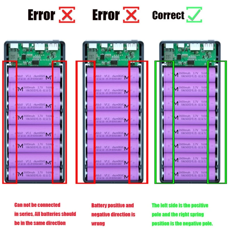 Odłączany wyświetlacz LCD C16 DIY 16x18650 bateria do obudowy Power Bank do obudowy pudełko zewnętrzne bez baterii Powerbank Pro