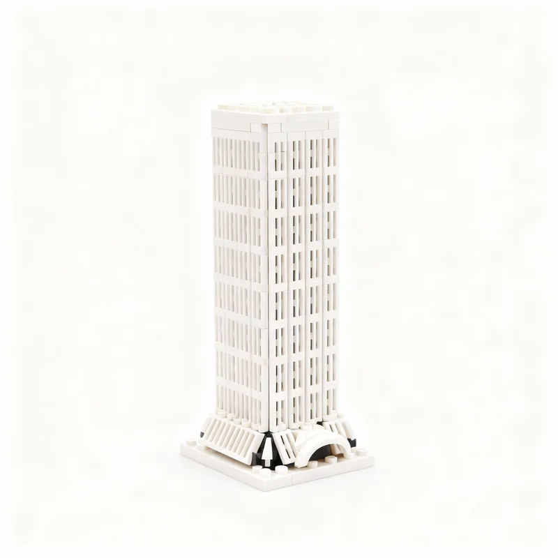 

417pcs MOC Metropolitan Architecture Model Building Blocks Construction Toy Christmas Gifts DIY Creative Idea Education Birthday