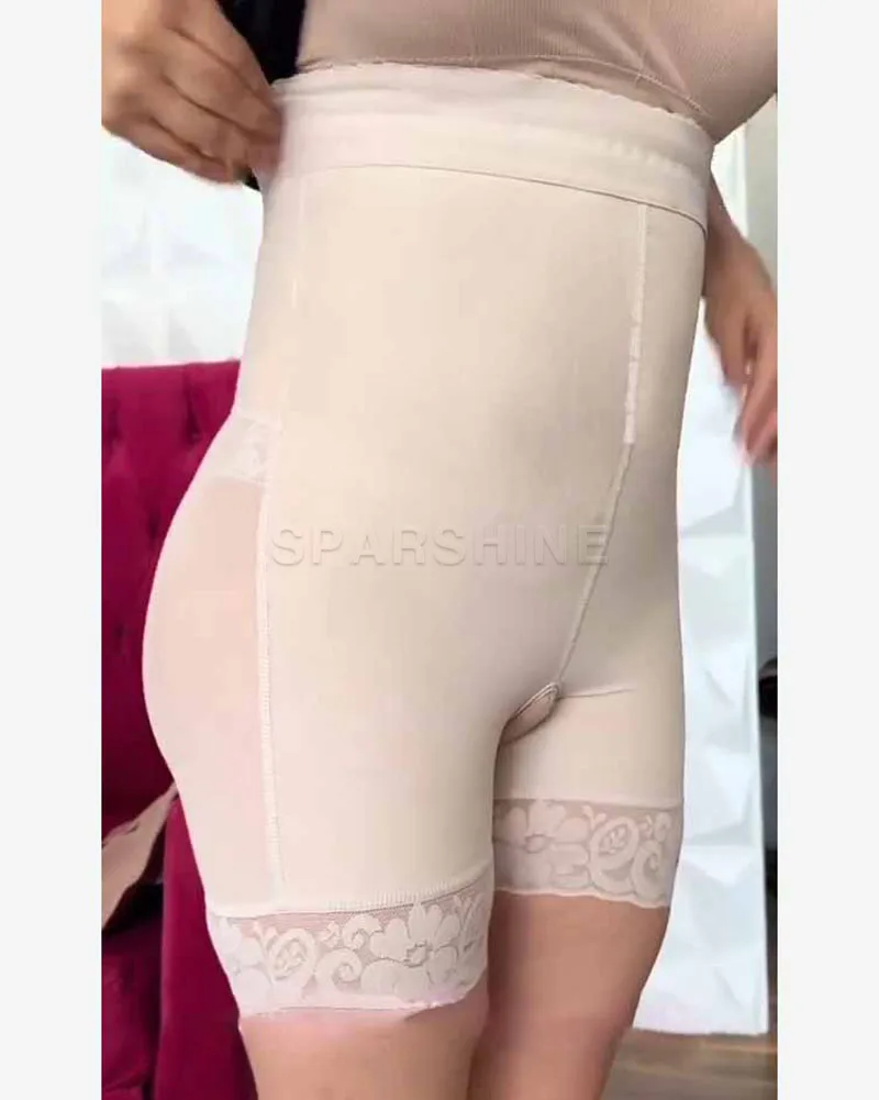 High Waist Butt Lifter Open-Crotch Shorts Reducing And Shaping For Women Seamless Crotch Lifting Pants