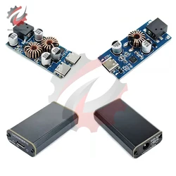 Double USB Type-C QC3.0 QC2.0 Mobile Phone Quick Charge Adapter DC7.1V-32V 3A 30W Step Down Module For Huawei FCP Apple PD