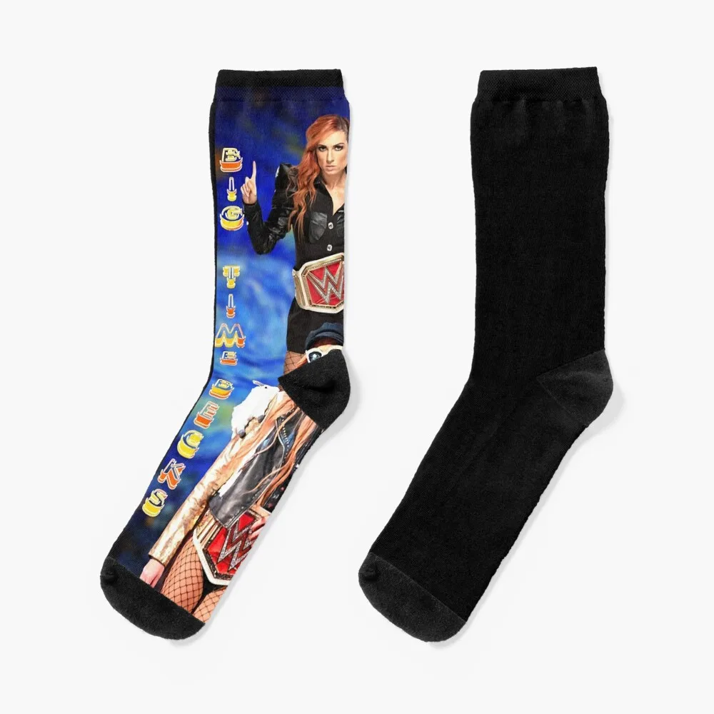 Big Time Becks Socks Antiskid soccer luxury New year's designer Luxury Woman Socks Men's