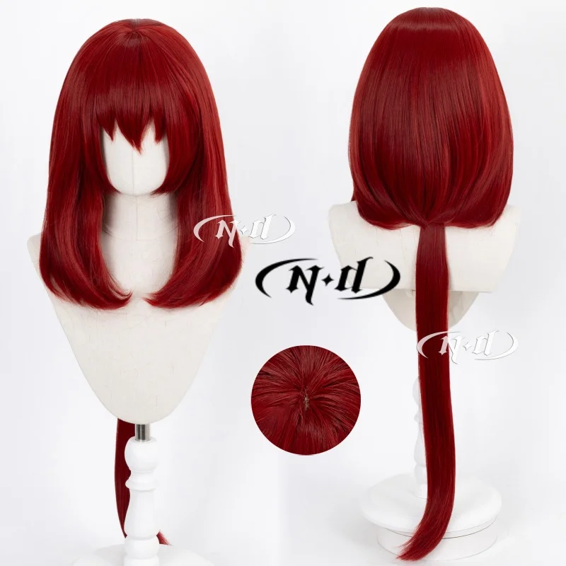 ND Huandu Luolan Cosplay Perücken Haarteil Fox Spirit Matchmaker Anime Cosplay Haar Perücken Hitzebeständige Synthetische für Frauen Coser