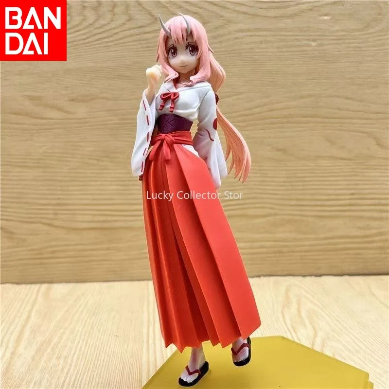 Anime Bandai About Me Reincarnated as a Slime Churai Doll Genuine Doll Model Desktop Ornament Genuine Toy Birthday Gifts