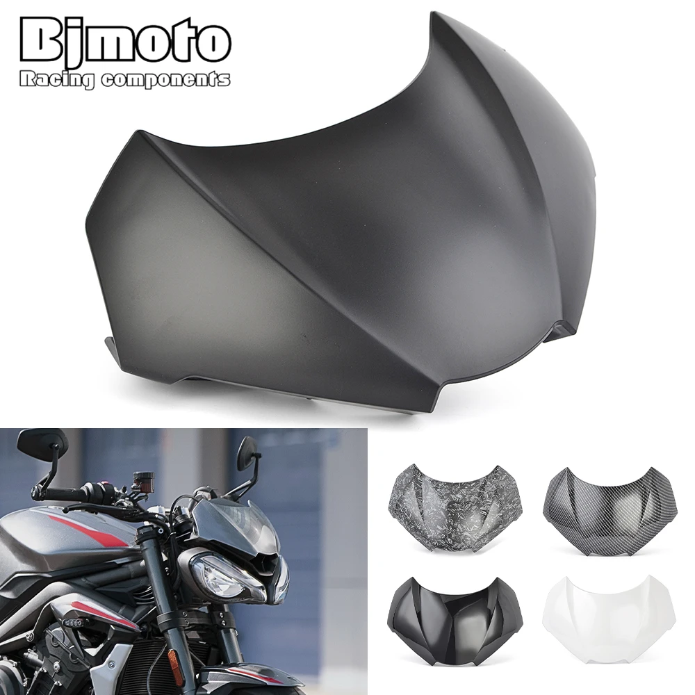 Headlight Fairing Upper Top Cover Bodywork Protection Cowl For Triumph Street Triple 765R 765RS 2020-2022 Triple765R Triple765RS
