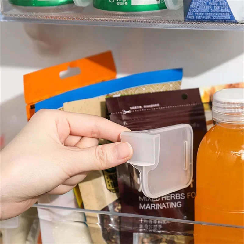 Refrigerator Storage Partition Board Retractable Plastic Divider Storage Splint Kitchen Bottle Can Shelf Organizer