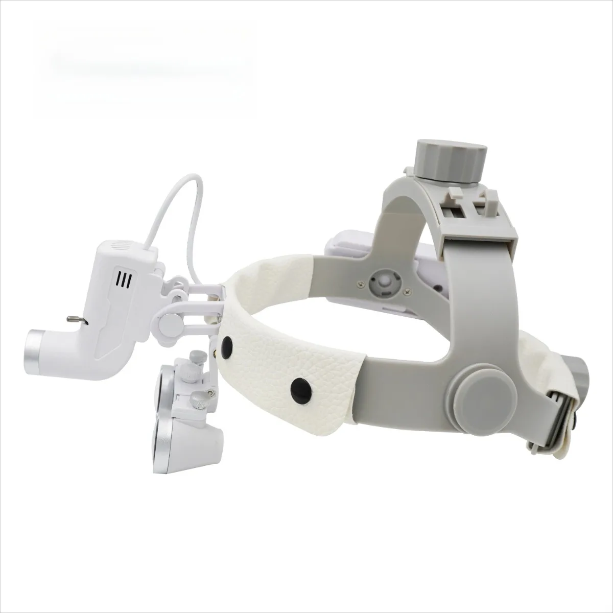 المكبر الجراحي الخفيف للأسنان مع المصباح الأمامي الجراح عملية المصابيح الأمامية الطبية عدسات الأسنان السريرية