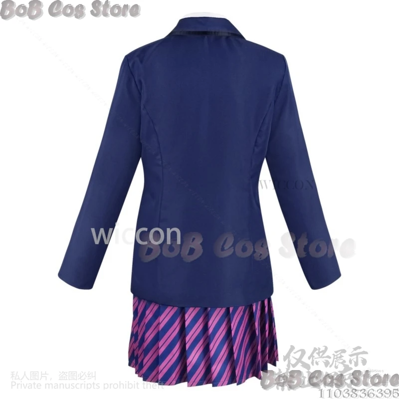 Anime Can't Communicate Komi Shoko Cosplay Japanese JK School Uniform Dress Coat Lolita Stocking Girls Woman Roleplay Customized