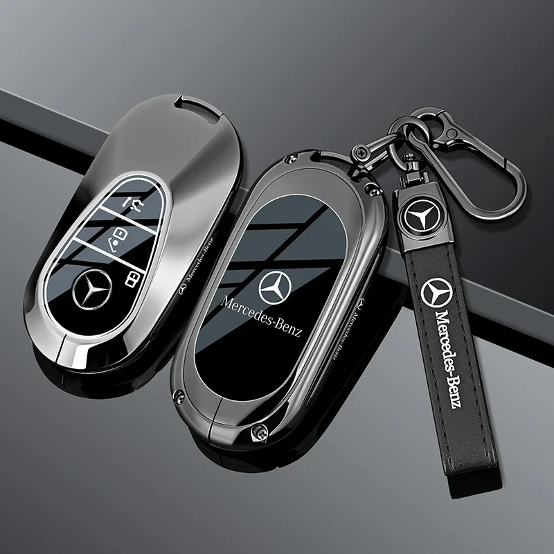 Zinc Alloy Car Remote Key Case Cover Shell For Mercedes Benz A C E S G Class GLC CLE CLA GLB GLS W177 W205 W213 W222 X167 AMG