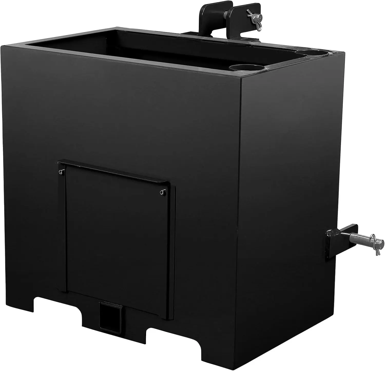 TWISTER.CK Heavy Duty 3-Point Ballast Box 800 LBS – Category 1 Tractor Counterweight with 2