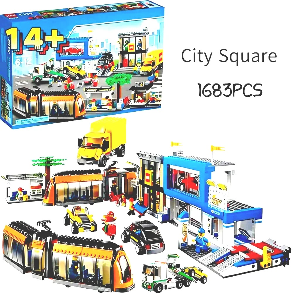 

In Stock 60097 Creative heliport building blocks traffic station train model brick men and women giftsnnerwp