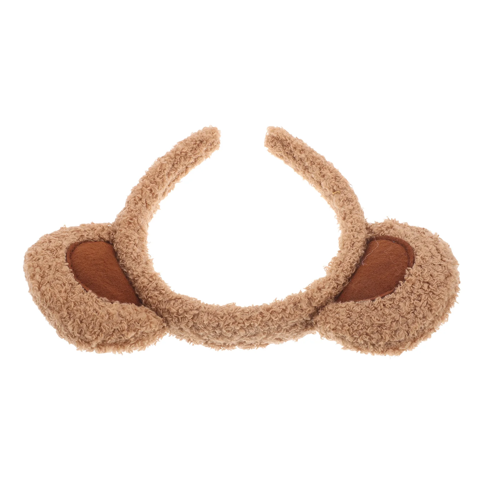 

Plush Bear Ears Headband Cute Animal Hair Accessories Lightweight Comfortable Elastic Hoop Colors Cartoon Makeup