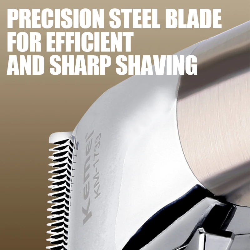 KEMEI-cortapelos profesional para hombre y mujer, Kit de aseo para Barbero, para el hogar