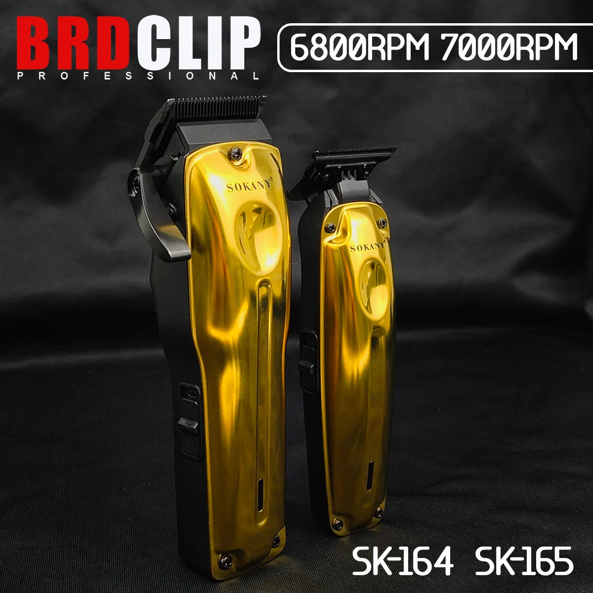 Professionelle BRDCLIP SK164 SK165 Metall 6800RPM 7000RPM Haarschneidemaschine Elektrorasierer Trimmer Ölkopf Maschine DLC Klinge Barber