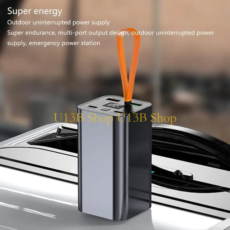U13B 20000mAh PowerBank Casing with 22.5W Fast USB C Output Port & Input Port LED for Phone