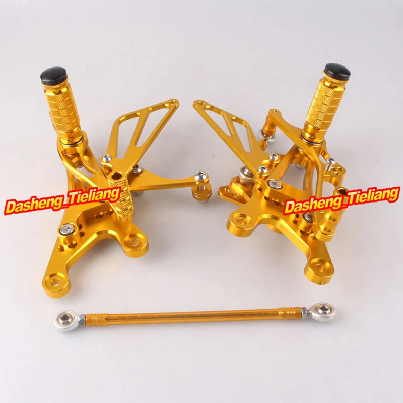 

Motorcycle Adjustable Shift Brake Rear Set Footpegs Foot Rest Peg For Yamaha YZF R1 2004-2006 Spare Parts