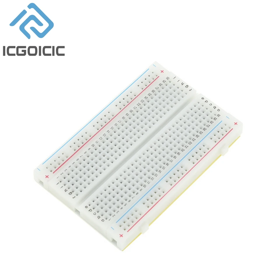 MB102 Breadboard 400 830 Point Solderless PCB Bread Board Test Develop DIY For Arduino