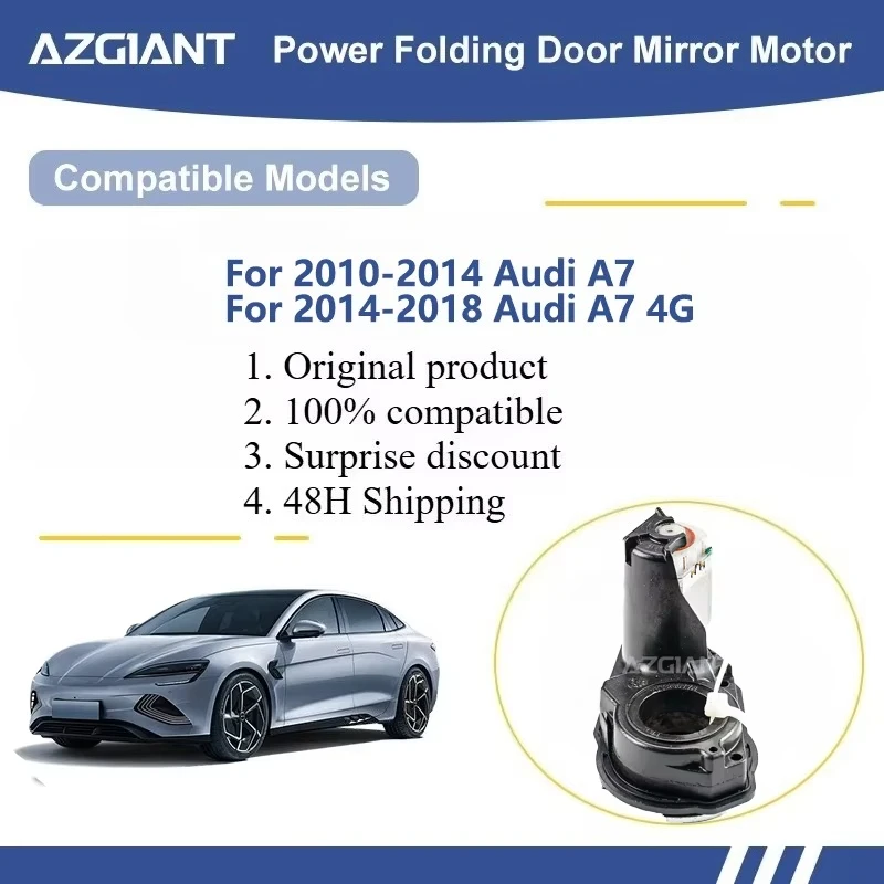 AZGIANT For Audi A7/A7 4G Car Power Fold Mirror 12V Motor module Rearview Mirror  Parking Protection car accessories